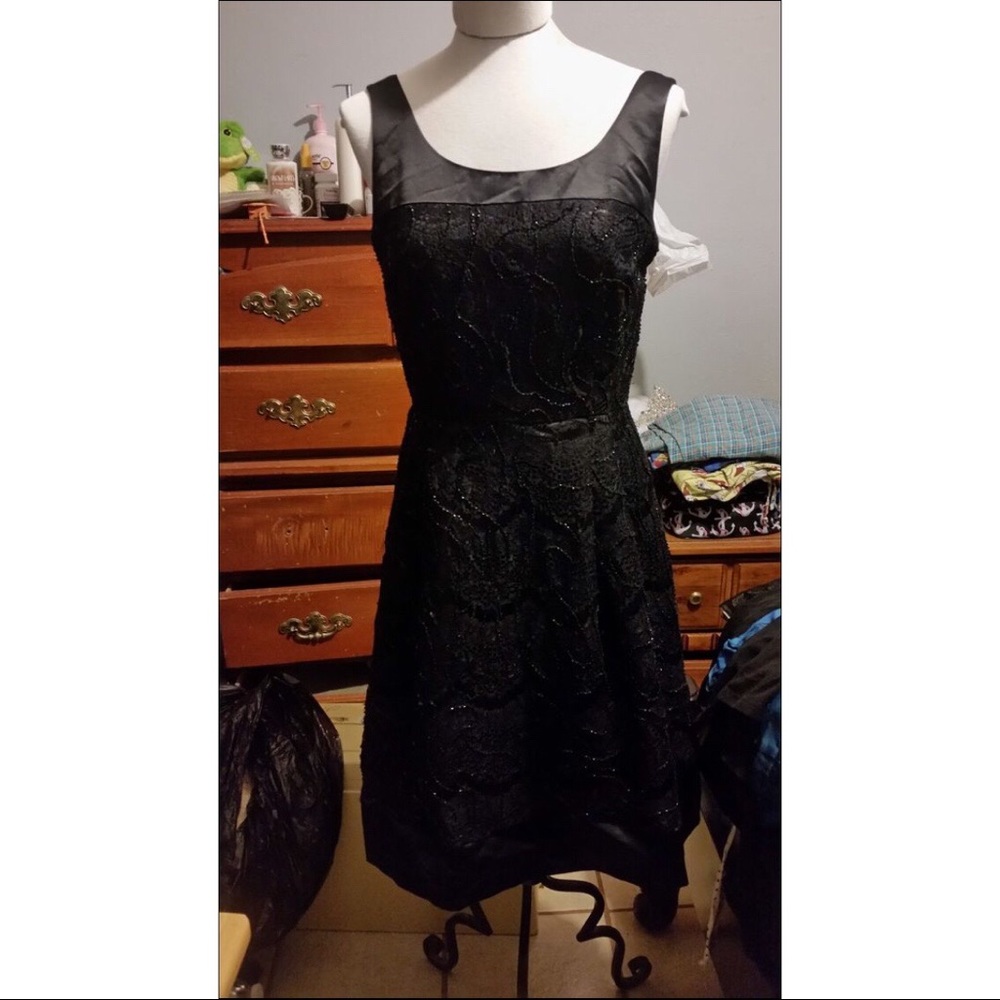 Calvin Klein embroidered dress